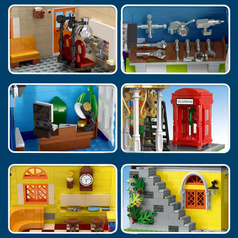 IN STOCK 2267 PCS MOC 16031 Barber Shop In Town LED Bricks Model Building Blocks Toys for Children DIY Christmas Gifts
IN STOCK 2267 PCS MOC 16031 Barber Shop In Town LED Bricks Model Building Blocks Toys for Children DIY Christmas Gifts