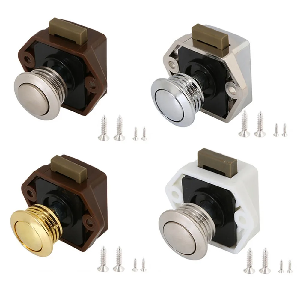 1PC Push Button Drawer Cupboard Door Catch Lock Caravan Van Boat Lock Aluminium Suitable For 15-27mm Thickness Doors
1PC Push Button Drawer Cupboard Door Catch Lock Caravan Van Boat Lock Aluminium Suitable For 15-27mm Thickness Doors
