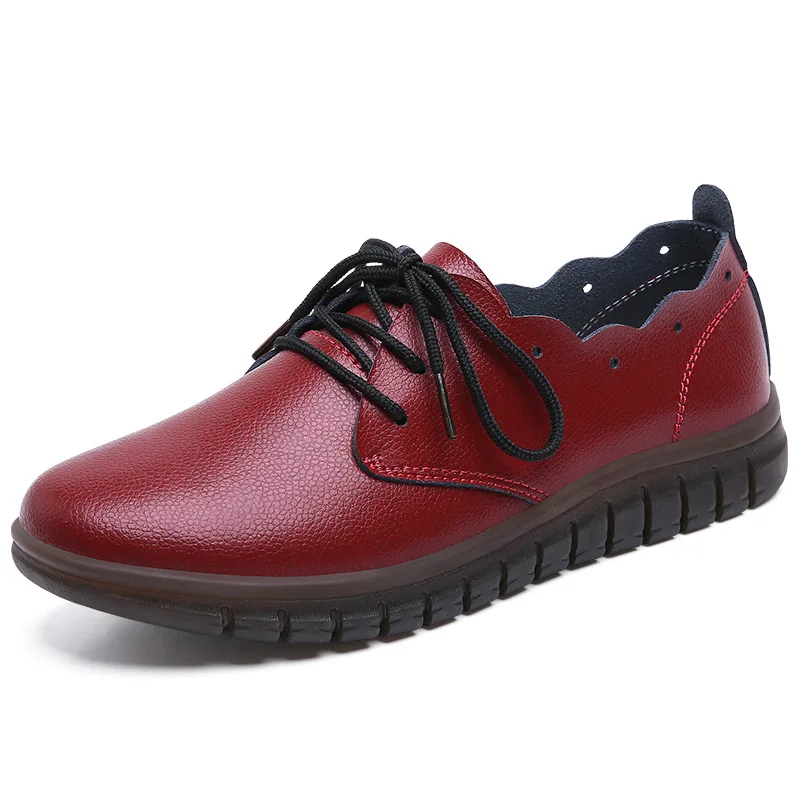 Кроссовки на плоской подошве, повседневная женская обувь из натуральной кожи, белые Нескользящие туфли с мягкой подошвой
Кроссовки на плоской подошве, повседневная женская обувь из натуральной кожи, белые Нескользящие туфли с мягкой подошвой