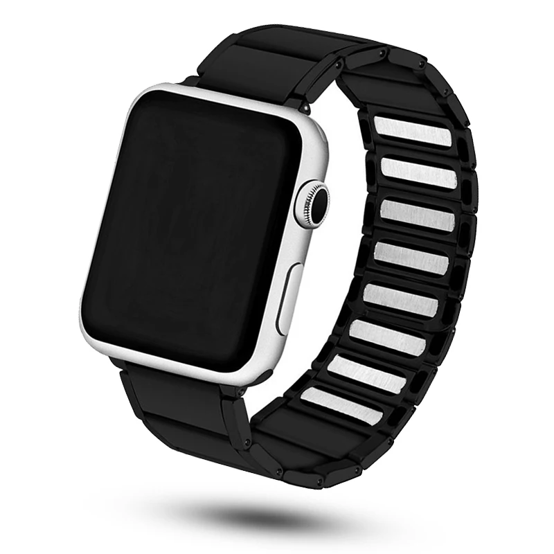 Ремешок из нержавеющей стали с магнитной застежкой для Apple Watch SE Band, регулируемый браслет серии 6, 5, 4, 3, 40 мм, 44 мм, 38 мм, 42 мм
Ремешок из нержавеющей стали с магнитной застежкой для Apple Watch SE Band, регулируемый браслет серии 6, 5, 4, 3, 40 мм, 44 мм, 38 мм, 42 мм
