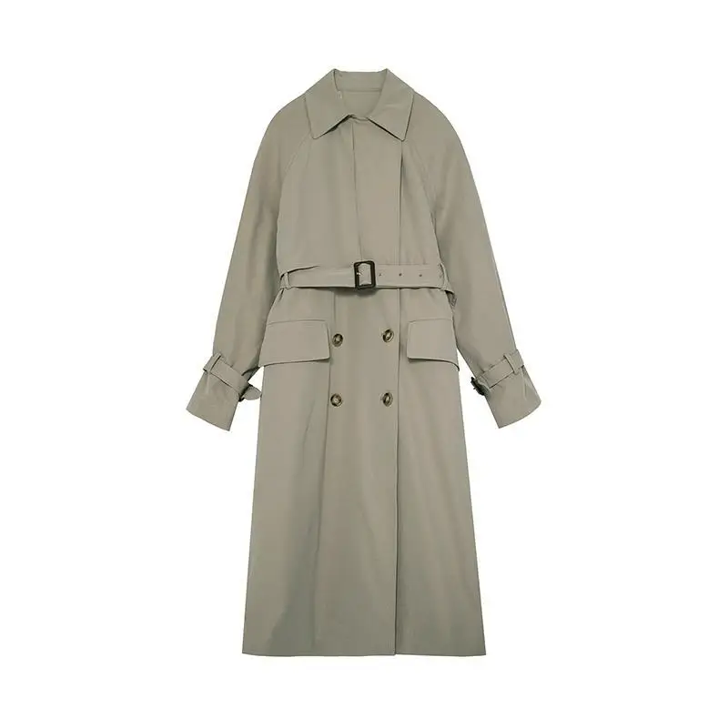 2021 Trench Coat with Belt Double Breasted Simple Classic Long Windbreaker Women Spring Autumn Outerwear Trench Abrigo Mujer
2021 Trench Coat with Belt Double Breasted Simple Classic Long Windbreaker Women Spring Autumn Outerwear Trench Abrigo Mujer