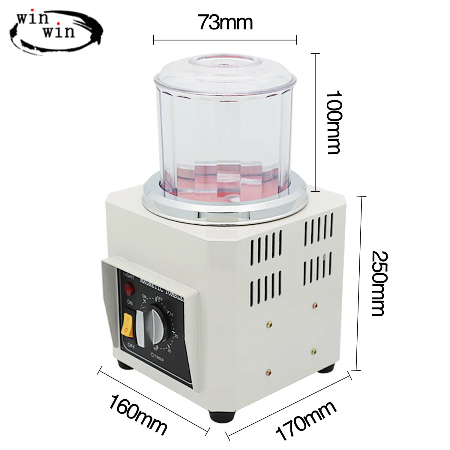 KT-90 110V/220V Polishing Machine Magnetic Tumbler Mini Jewelry Polisher Finisher Finishing Machine Metal Hardware Magnetic
KT-90 110V/220V Polishing Machine Magnetic Tumbler Mini Jewelry Polisher Finisher Finishing Machine Metal Hardware Magnetic