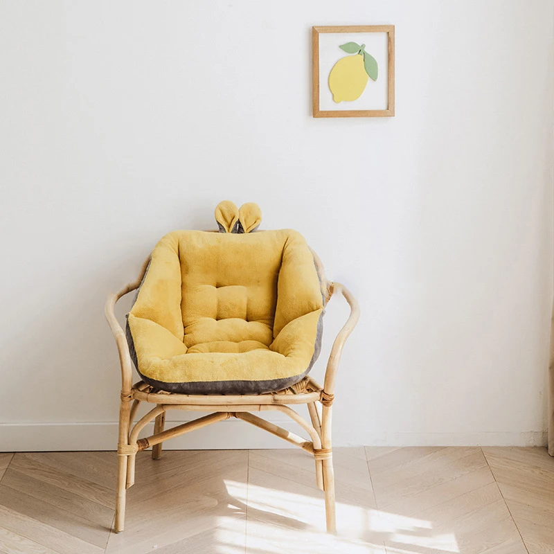 Single Plush Chair Cushion Semi-Enclosed Seat Cushion For Pain Relief PP Cotton Filling Thicken Warm Lumbar Support Back Pad
Single Plush Chair Cushion Semi-Enclosed Seat Cushion For Pain Relief PP Cotton Filling Thicken Warm Lumbar Support Back Pad