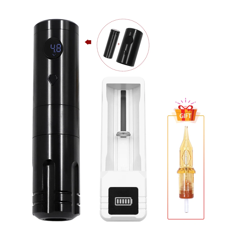 New Wireless Tattoo Pen Rotary Permanent Machine Customized Original Japan Motor 1200mAh Battery Fast Charge Mute Low Vibration
New Wireless Tattoo Pen Rotary Permanent Machine Customized Original Japan Motor 1200mAh Battery Fast Charge Mute Low Vibration