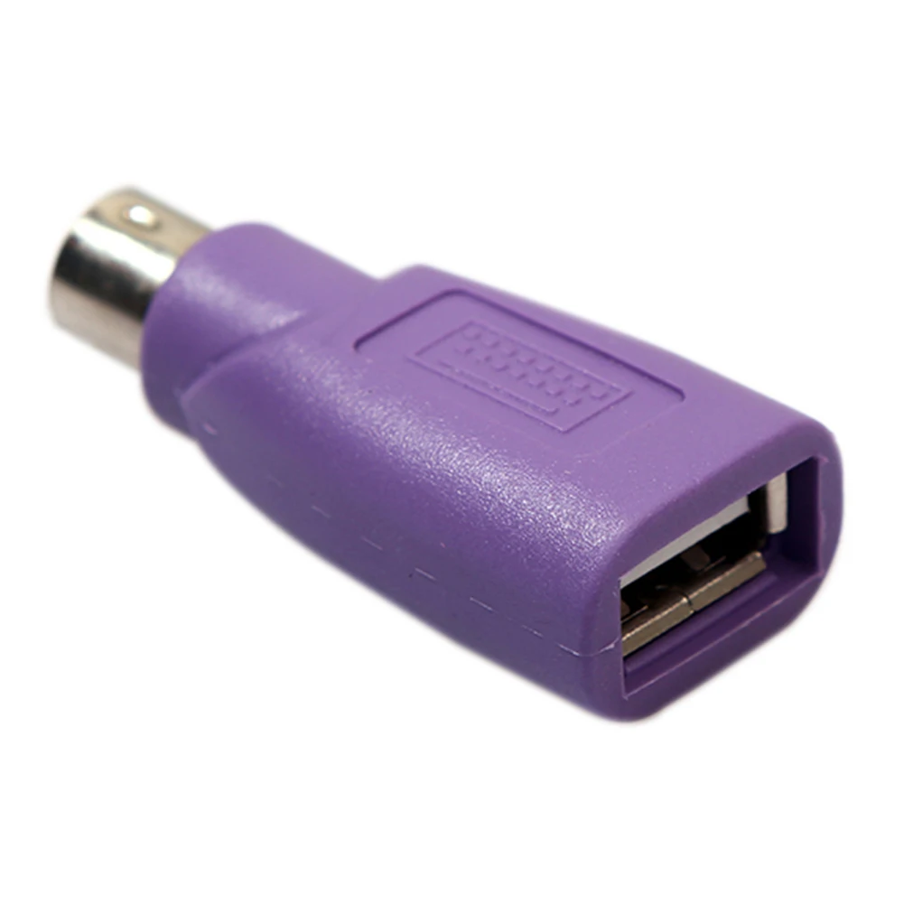 

2/5 шт PS2 с портом «папа» для USB с портом «мама» адаптера компьютера Мышь клавиатура конвертер подключения фиолетовый гаджеты компьютерные ак...