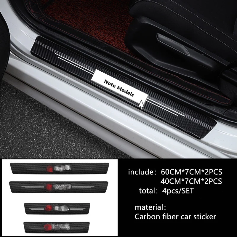 Car-Styling 4PCS Carbon Fiber Door Sill Carbon Fiber Sticker Decals For Toyota Corolla Rav4 Auris Camry Yaris CHR Accessories
Car-Styling 4PCS Carbon Fiber Door Sill Carbon Fiber Sticker Decals For Toyota Corolla Rav4 Auris Camry Yaris CHR Accessories