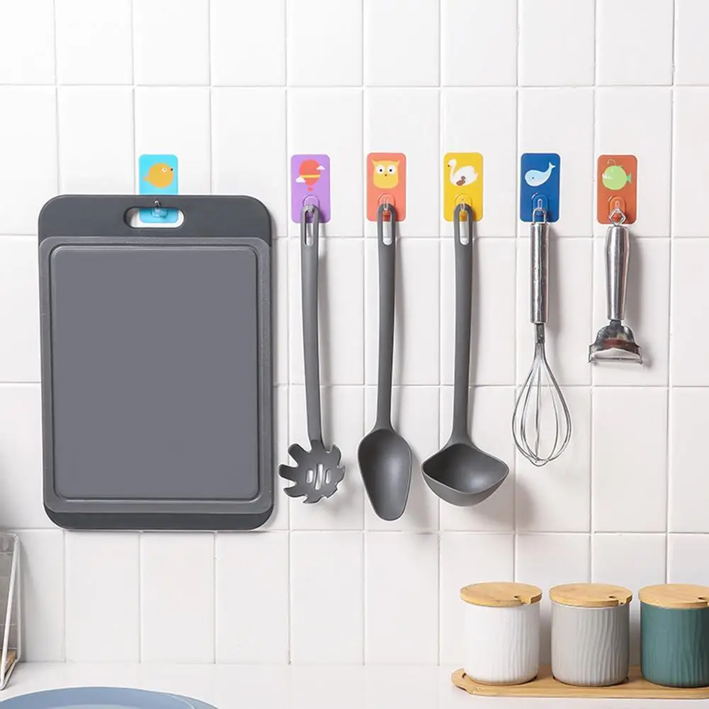 Cute Animal Cartoon Adhesive Wall Hook Non-Marking Free Punching Strong Bearing Wall Hanger Bathroom Kitchen Supplies Stick Hook
Cute Animal Cartoon Adhesive Wall Hook Non-Marking Free Punching Strong Bearing Wall Hanger Bathroom Kitchen Supplies Stick Hook