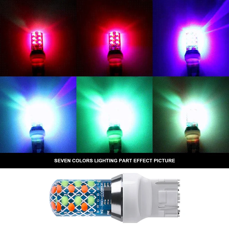 EURS 10 шт. RGB Led вспышка автомобильный тормоз светильник 1157 7443 обратный сигнал поворота светильник s 360 градусов при высоких Яркость силиконовы...
EURS 10 шт. RGB Led вспышка автомобильный тормоз светильник 1157 7443 обратный сигнал поворота светильник s 360 градусов при высоких Яркость силиконовы...