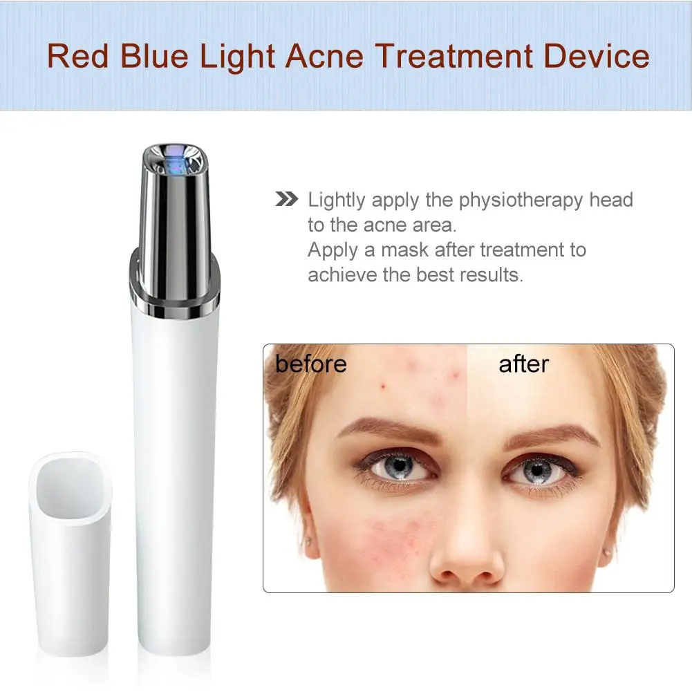 Electronic Acne Pen Portable Wrinkle Scar Acne Remover Device Powerful Light Therapy Pen Face Skin Repair Acne Treatment Tool
Electronic Acne Pen Portable Wrinkle Scar Acne Remover Device Powerful Light Therapy Pen Face Skin Repair Acne Treatment Tool
