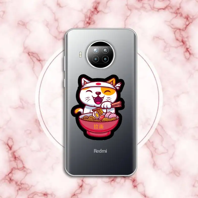 Neko Ramen Japan Cat Phone Case Transparent for Xiaomi Redmi note 10 t 8 9 pro lite 11
Neko Ramen Japan Cat Phone Case Transparent for Xiaomi Redmi note 10 t 8 9 pro lite 11