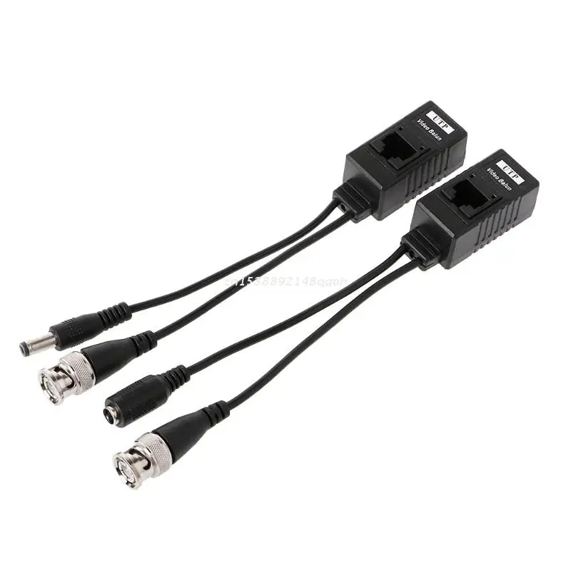 1 Pair BNC To RJ45 Passive Video Power + Balun Transceiver For CCTV Camera Dropship 
1 Pair BNC To RJ45 Passive Video Power + Balun Transceiver For CCTV Camera Dropship