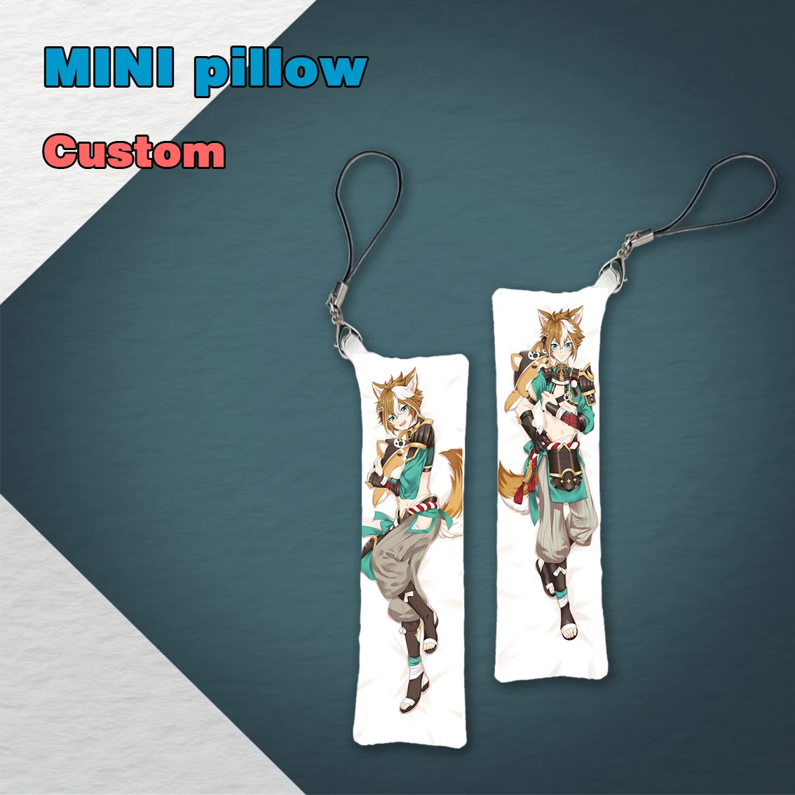 Аниме игра Genshin Impact Gorou Mini Dakimakura брелок-подушка подвесное украшение для телефона симпатичный подарок 3x10 см
Аниме игра Genshin Impact Gorou Mini Dakimakura брелок-подушка подвесное украшение для телефона симпатичный подарок 3x10 см
