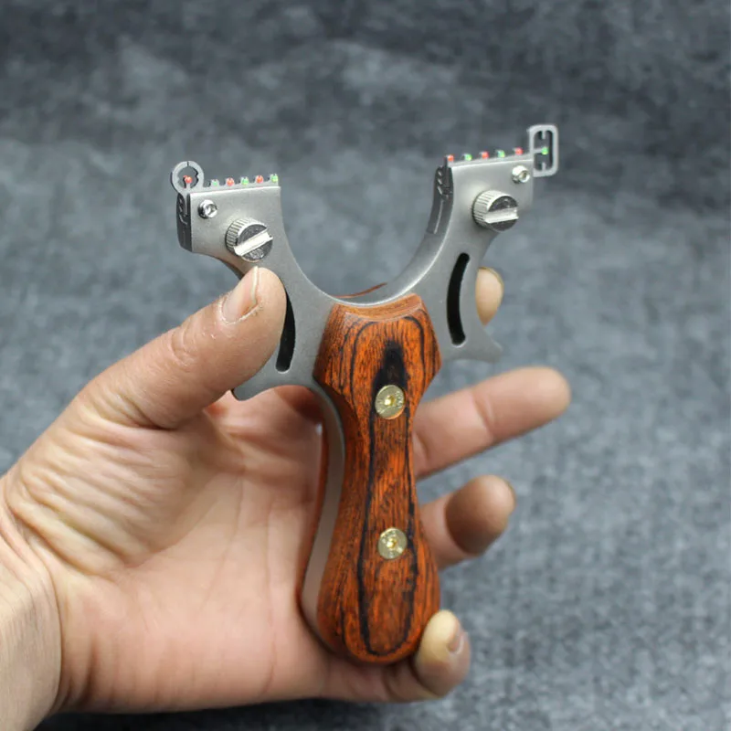 Solid Wood Flat Leather Slingshot High Precision Outdoor Competition Stainless Steel Slingshot Shooting Hunting Powerful
Solid Wood Flat Leather Slingshot High Precision Outdoor Competition Stainless Steel Slingshot Shooting Hunting Powerful
