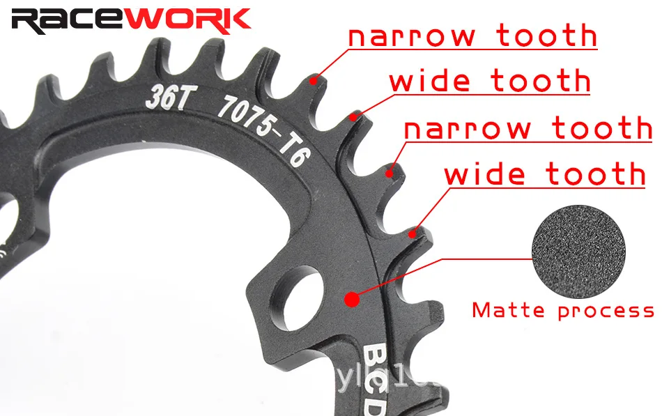 Bicycle Crank 104BCD Round Shape Narrow Wide 32T/34T/36T/38T MTB Chainring Bicycle Chainwheel Bike Circle Crankset Single Plate
Bicycle Crank 104BCD Round Shape Narrow Wide 32T/34T/36T/38T MTB Chainring Bicycle Chainwheel Bike Circle Crankset Single Plate