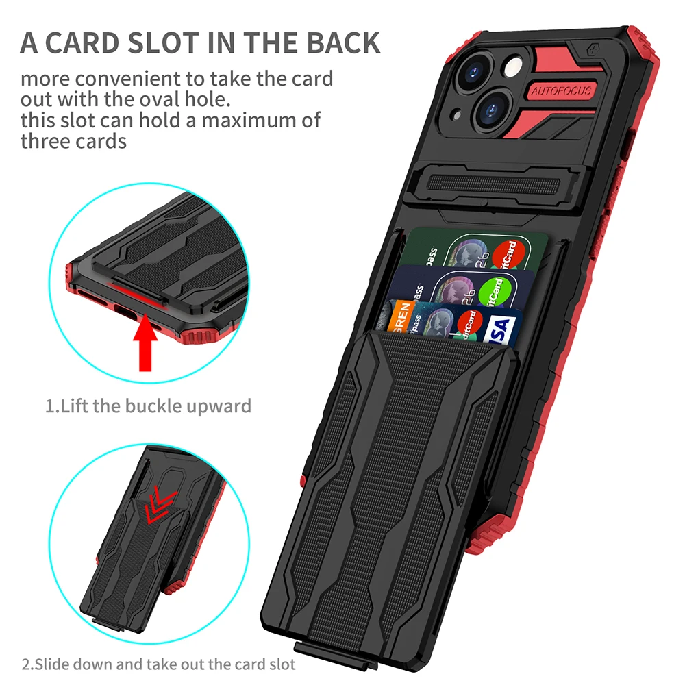 Hybrid Armor Shockproof Phone Case For Samsung Galaxy Note20 S20 S21 FE S30 Plus Ultra 5G Card Slot Bracket Stand Holder Cover
Hybrid Armor Shockproof Phone Case For Samsung Galaxy Note20 S20 S21 FE S30 Plus Ultra 5G Card Slot Bracket Stand Holder Cover