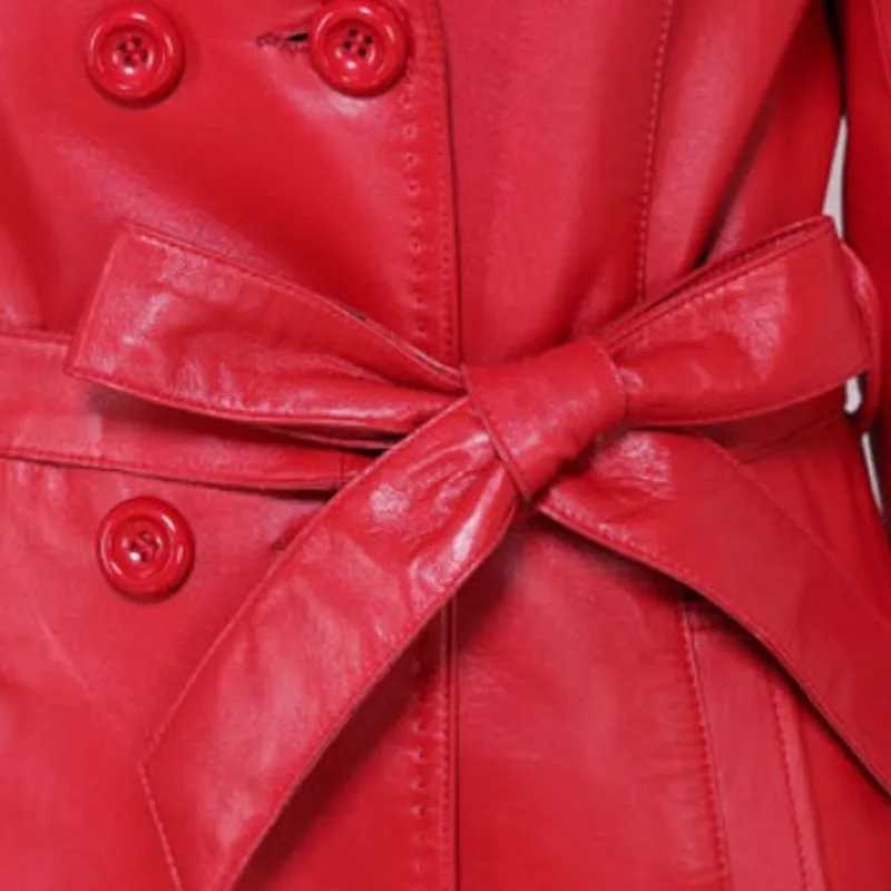 Designer Office Real Leather Long Jacket Women England Style Double Breasted Turn Down Collar Sheepskin Belt Coats Plus Size 4XL
Designer Office Real Leather Long Jacket Women England Style Double Breasted Turn Down Collar Sheepskin Belt Coats Plus Size 4XL