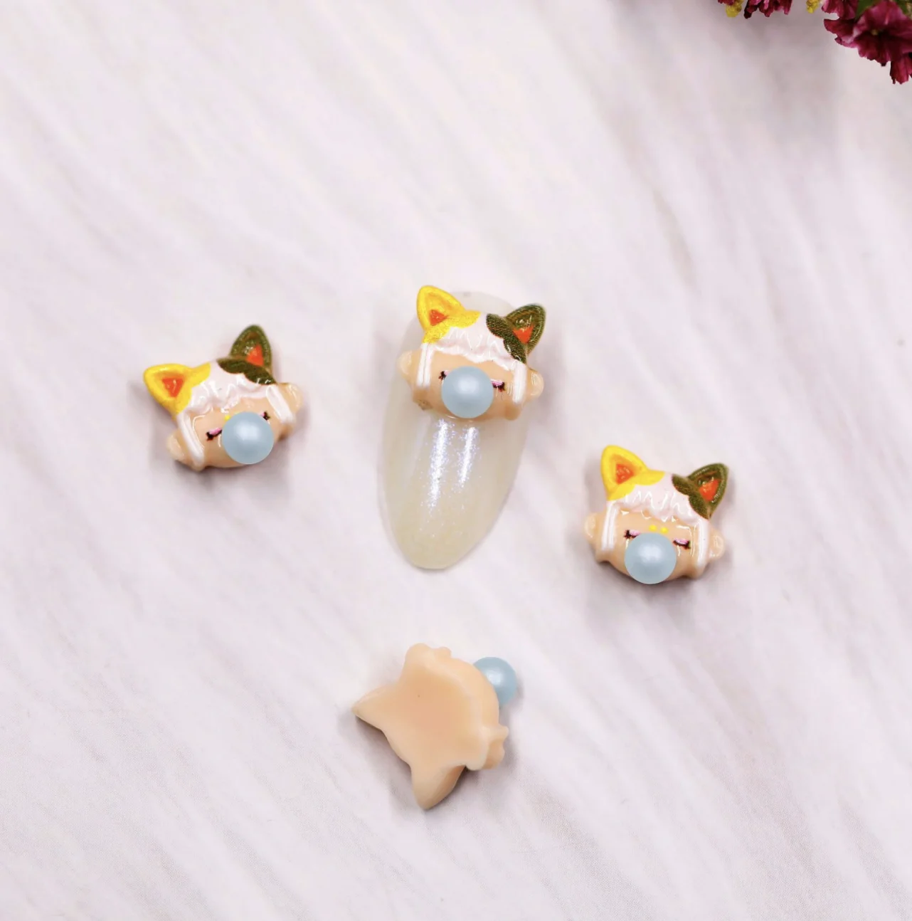 5pc/1Lot Latest DIY 3D Kawaii Accessories Bubble Blowing Girl Cute Nail Decoration Girly Cute Cartoon Sweet Acrylic Wear Nails
5pc/1Lot Latest DIY 3D Kawaii Accessories Bubble Blowing Girl Cute Nail Decoration Girly Cute Cartoon Sweet Acrylic Wear Nails