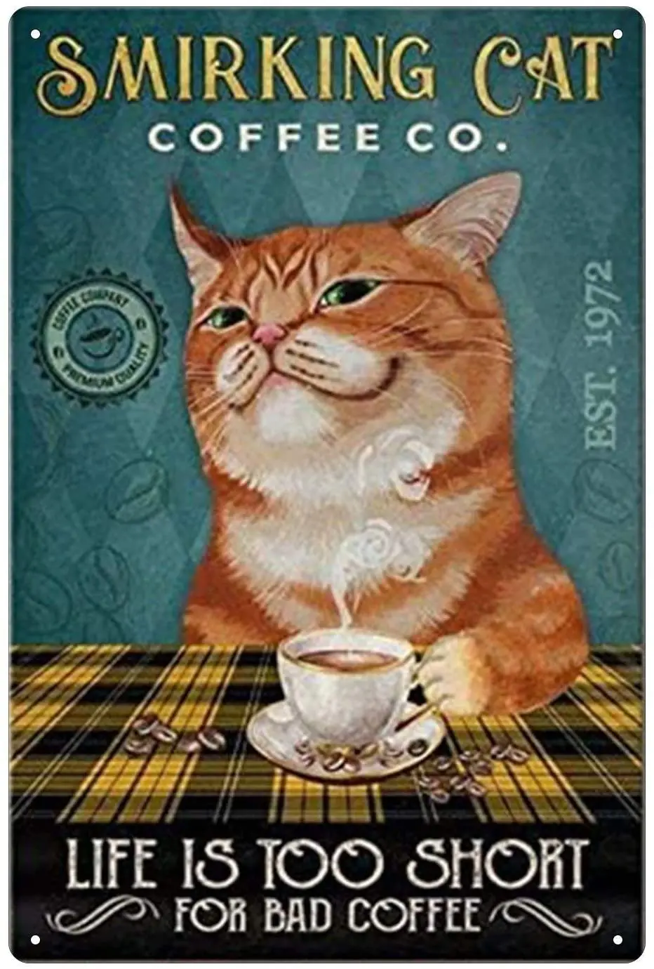 Cat Kitty Metal Tin Sign Cats Wall Sign Funny Metal Tin Sign Home Vintage Art Decor Iron Painting
Cat Kitty Metal Tin Sign Cats Wall Sign Funny Metal Tin Sign Home Vintage Art Decor Iron Painting