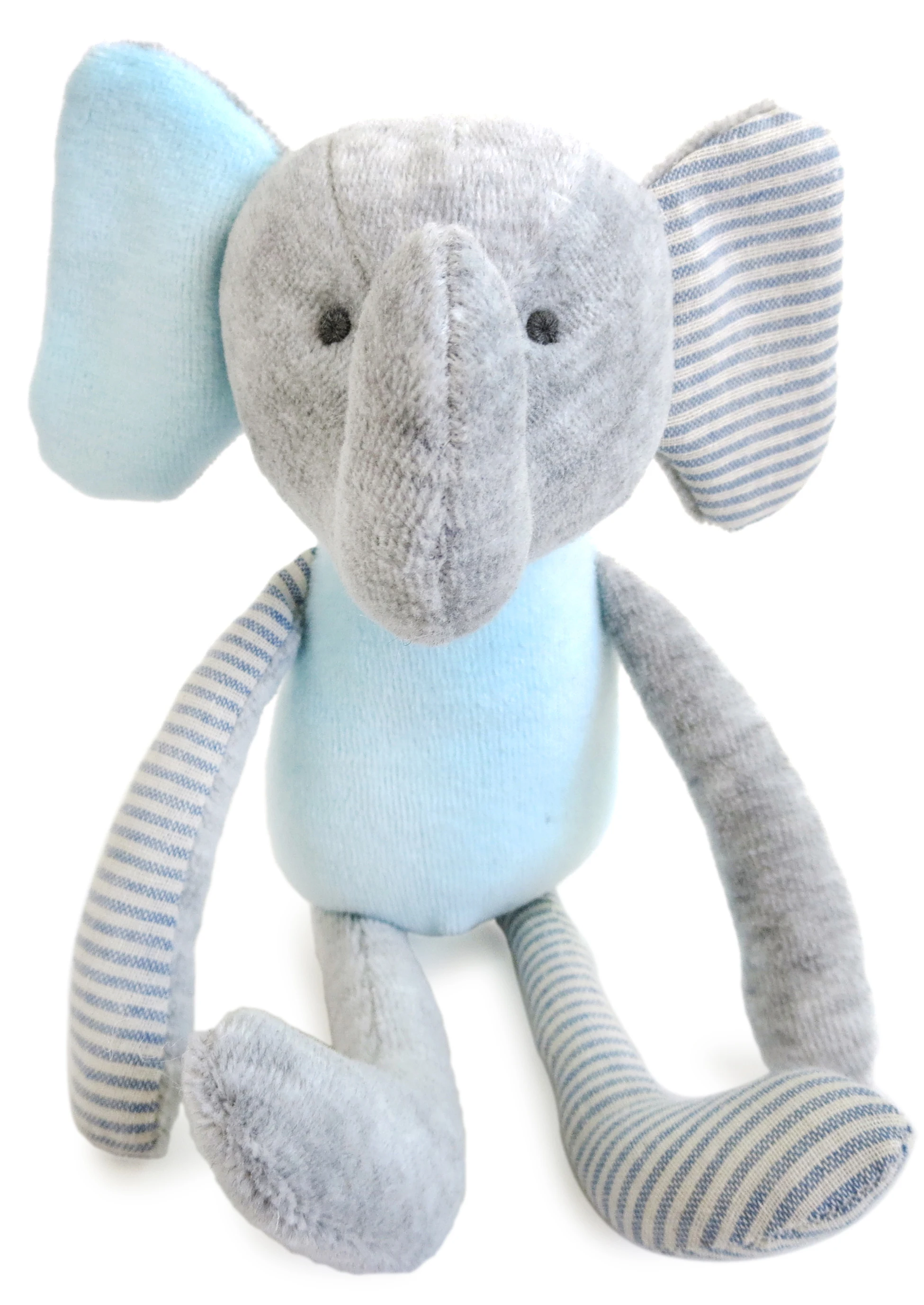 Luxury Handmade Soft Elephant Plush for Baby Boys Newborn Gift Appease Toys Stuffed Blue Little calf elephant Toys for Infant
Luxury Handmade Soft Elephant Plush for Baby Boys Newborn Gift Appease Toys Stuffed Blue Little calf elephant Toys for Infant