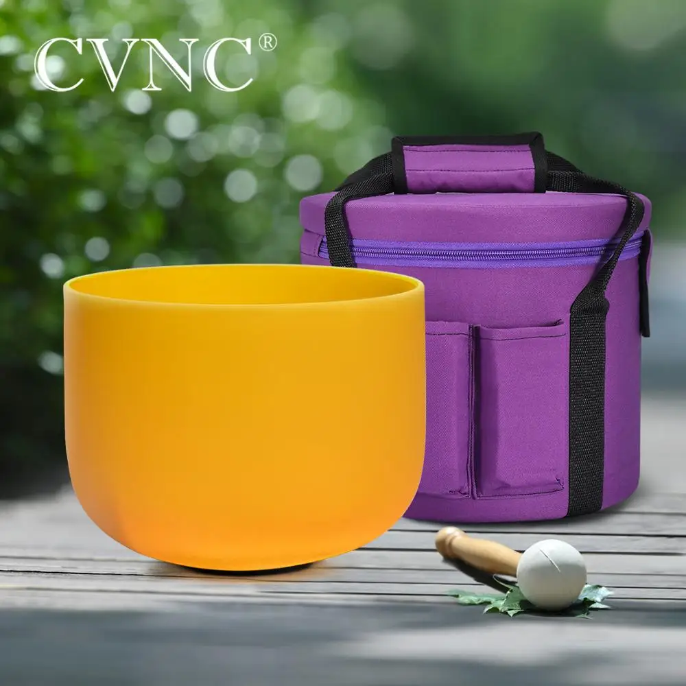 CVNC 440Hz or 432Hz 8" Note E Yellow Solar Plexus Frosted Quartz Crystal Chakra Singing Bowl
CVNC 440Hz or 432Hz 8" Note E Yellow Solar Plexus Frosted Quartz Crystal Chakra Singing Bowl