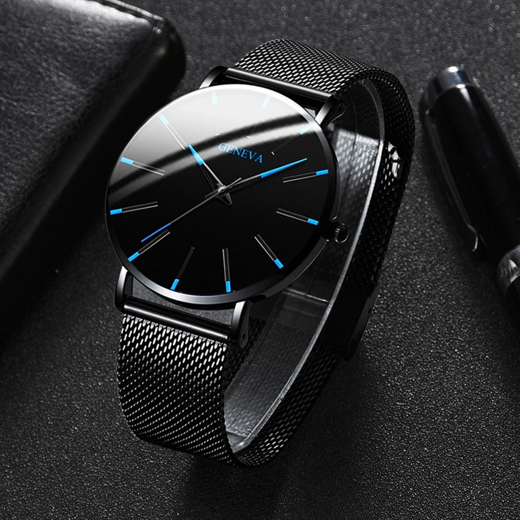 Luxury Black Watches Men Quartz Wristwatches Minimalist Men Fashion Ultra Thin Watches Simple Men Business Stainless Steel Belt
Luxury Black Watches Men Quartz Wristwatches Minimalist Men Fashion Ultra Thin Watches Simple Men Business Stainless Steel Belt