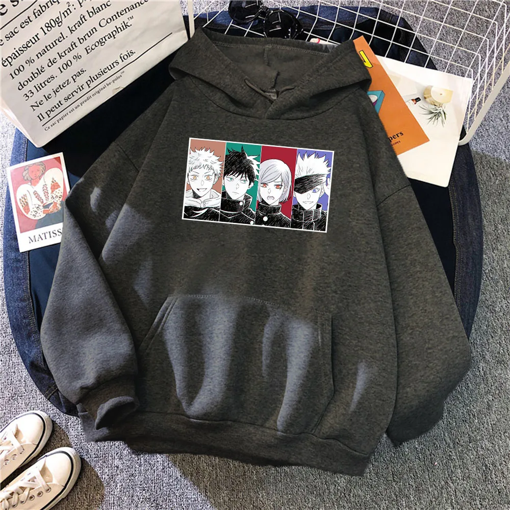 Jujutsu Kaisen Group Comics Printing Womens Hoodie Fashion Cartoons Clothing Winter Warm Fleece Hoody Pocket Hip Hop Streetwear
Jujutsu Kaisen Group Comics Printing Womens Hoodie Fashion Cartoons Clothing Winter Warm Fleece Hoody Pocket Hip Hop Streetwear