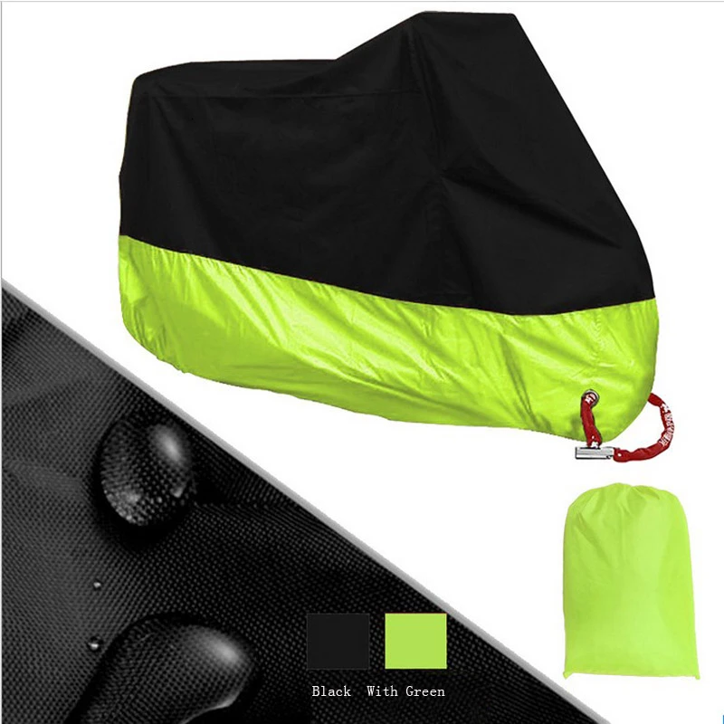 OHANEE Waterproof Rain Motorcycle Cover Outdoor UV Lock-holes Design Scooter Outdoor Motor Mountain Bike Cover
OHANEE Waterproof Rain Motorcycle Cover Outdoor UV Lock-holes Design Scooter Outdoor Motor Mountain Bike Cover