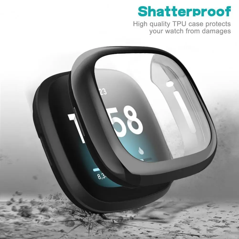 Подходит для часов fitbit versa3 поколения защитный рукав ТПУ Жесткий ударопрочный и противоударный гальванический чехол
Подходит для часов fitbit versa3 поколения защитный рукав ТПУ Жесткий ударопрочный и противоударный гальванический чехол