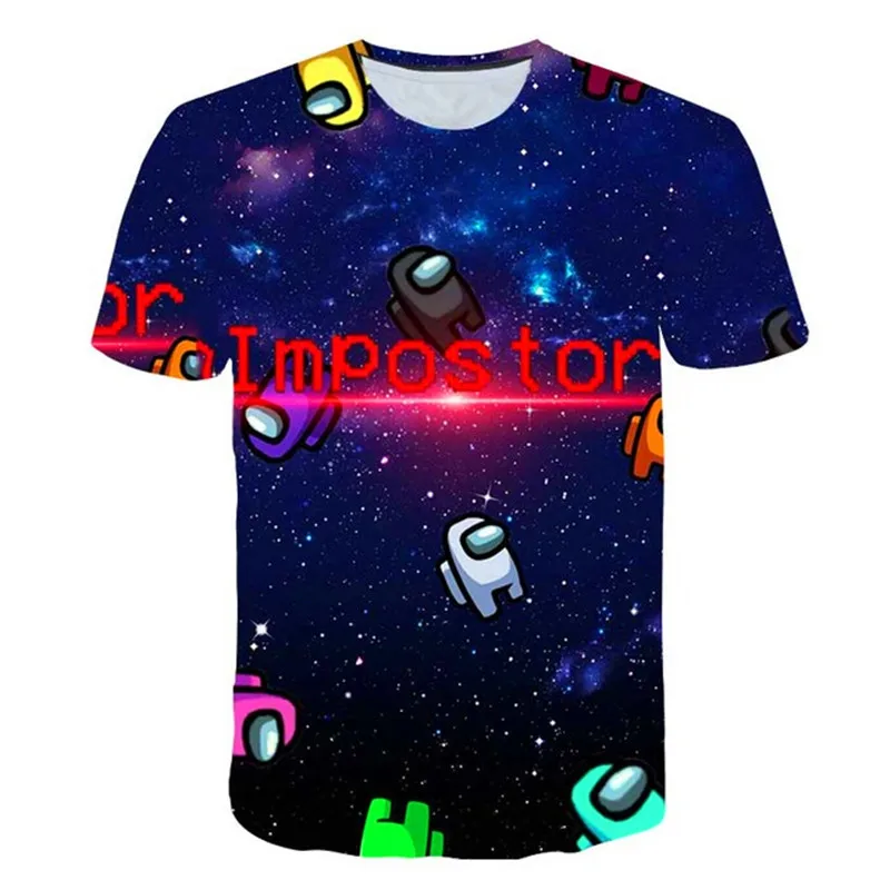 New Game Among Us T-shirt Short Sleeve Cartoon T-shirt For Kids Boys 3D Printed Tops Impostor Graphic Hip Hop Unisex Clothing
New Game Among Us T-shirt Short Sleeve Cartoon T-shirt For Kids Boys 3D Printed Tops Impostor Graphic Hip Hop Unisex Clothing
