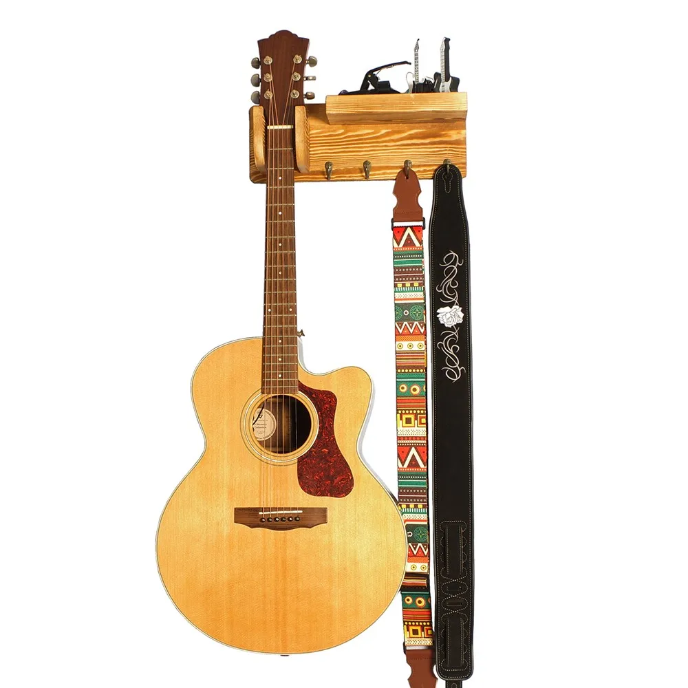 Wall Mount Guitar Holder Acoustic Classic Guitar Hanger Wooden Stand Bracket Display Rack With 4 Hooks Guitars Accessories
Wall Mount Guitar Holder Acoustic Classic Guitar Hanger Wooden Stand Bracket Display Rack With 4 Hooks Guitars Accessories