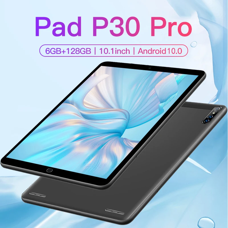 

10-дюймовый планшет MatePad Pro 6 ГБ ОЗУ 128 Гб ПЗУ Android 10 планшеты 1920x1200 MTK6797 10-ядерный ПК игровой двойной 4G Wifi GPS планшет