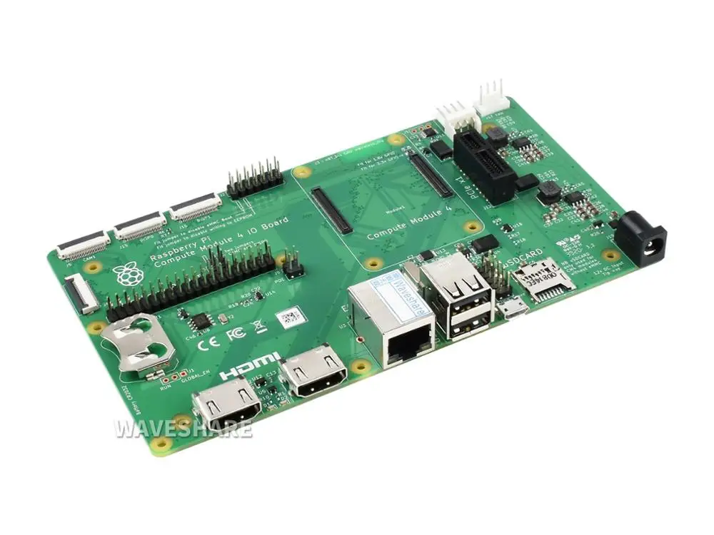 

Raspberry Pi, компьютерный модуль 4, плата ввода-вывода, BCM2711, платформа разработки для CM4