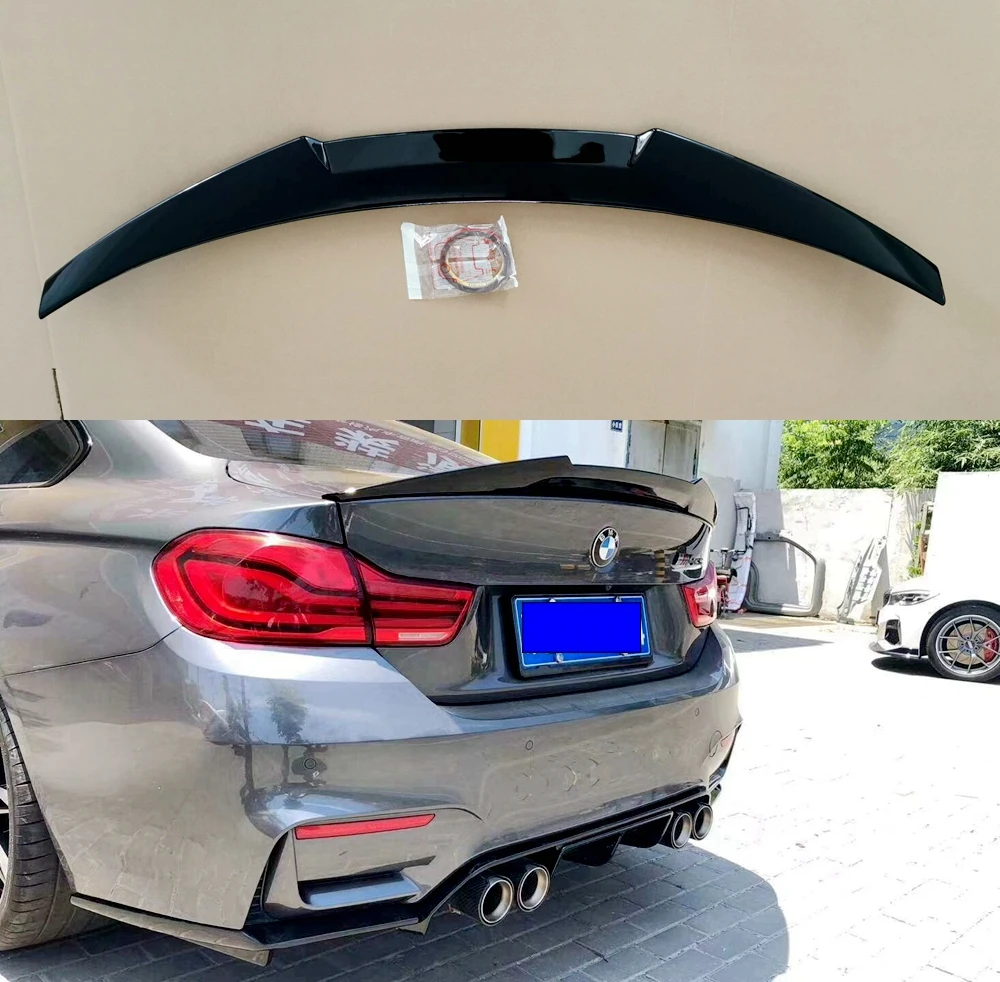 ABS Gloss black Rear Trunk Spoiler for BMW F82 M4 2014- 2019 Rear Wing Spoiler Boot Lid 
ABS Gloss black Rear Trunk Spoiler for BMW F82 M4 2014- 2019 Rear Wing Spoiler Boot Lid