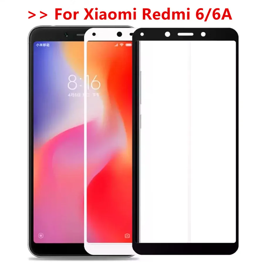 Safety screen protector On For xaomi redmi 6a 6 a 6 full cover tempered glass for xiomi Redmi 6 redmi6 a Protective film
Safety screen protector On For xaomi redmi 6a 6 a 6 full cover tempered glass for xiomi Redmi 6 redmi6 a Protective film