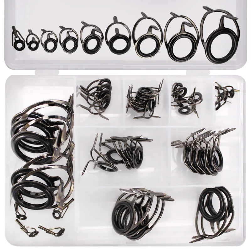 JAWERHA 45PCS Guide Eye Set Conductor Ring Wire Ring Fishing Rod Sea Pole Accessories Cross Border E-commerce Fishing Equipment
JAWERHA 45PCS Guide Eye Set Conductor Ring Wire Ring Fishing Rod Sea Pole Accessories Cross Border E-commerce Fishing Equipment