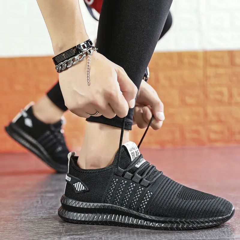 Men Fashion Sneakers Lightweight Mens Casual Shoes Lace-up Mesh Shoes Breathable Vulcanize Walking Man Shoe Zapatillas De Hombre 
Men Fashion Sneakers Lightweight Mens Casual Shoes Lace-up Mesh Shoes Breathable Vulcanize Walking Man Shoe Zapatillas De Hombre