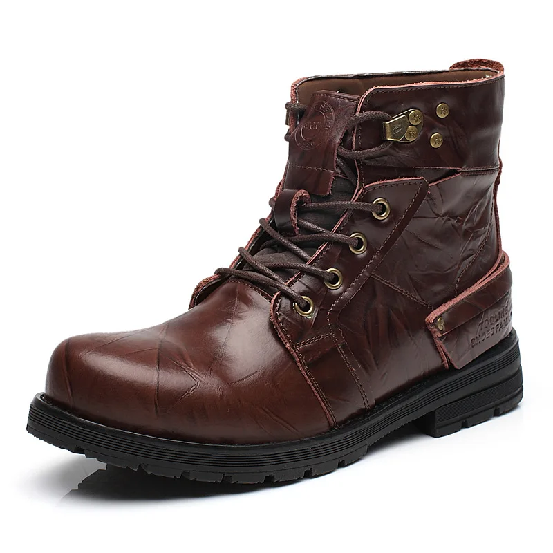 Brand Waterproof Winter Warm Snow Boots Men Cow Split Leather Motorcycle Ankle Fashion High Cut Male Casual Clearance
Brand Waterproof Winter Warm Snow Boots Men Cow Split Leather Motorcycle Ankle Fashion High Cut Male Casual Clearance