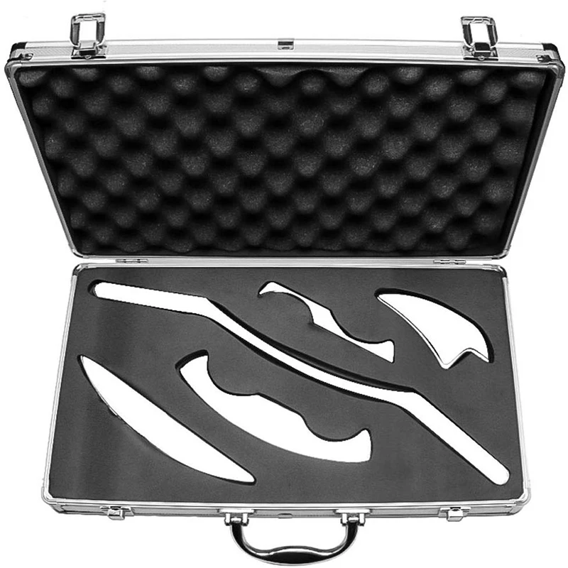 Stainless Steel Gua Sha Scraper Guasha Massager Tool Physiotherapy Loose Muscle Meridian Body Massage Machine SPA Board Tool
Stainless Steel Gua Sha Scraper Guasha Massager Tool Physiotherapy Loose Muscle Meridian Body Massage Machine SPA Board Tool