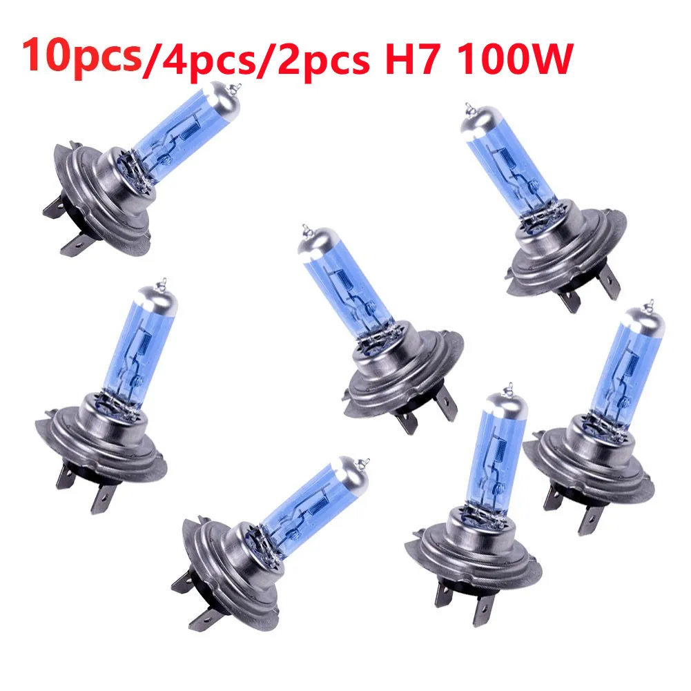 10/4/2pcs H7 100W 6000K Xenon Halogen Headlight Bulbs Ultra-White Light Blue Bubbles Car Halogen Lamp Car Headlight Bulb
10/4/2pcs H7 100W 6000K Xenon Halogen Headlight Bulbs Ultra-White Light Blue Bubbles Car Halogen Lamp Car Headlight Bulb