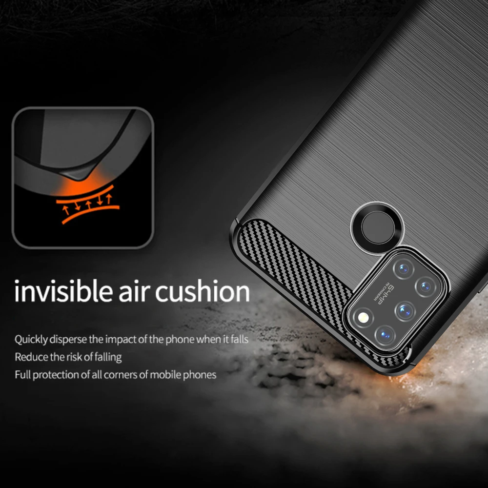 Shockproof Phone Case For OPPO Realme 7i Realme Narzo Realme 6S Realme 6 OPPO A3 OPPO R15 A79 A75 Soft TPU Carbon Fiber Case
Shockproof Phone Case For OPPO Realme 7i Realme Narzo Realme 6S Realme 6 OPPO A3 OPPO R15 A79 A75 Soft TPU Carbon Fiber Case