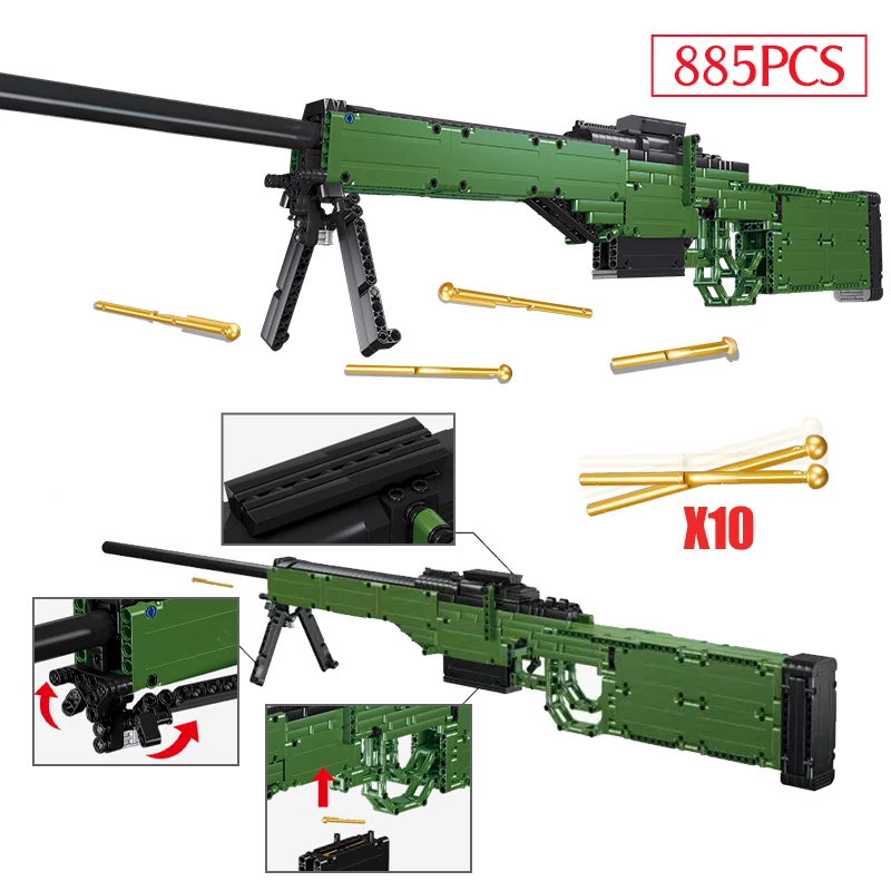 1004PCS kar98k awm signal gun toy weapons military equipment swat assembling model building blocks toys for boy
1004PCS kar98k awm signal gun toy weapons military equipment swat assembling model building blocks toys for boy