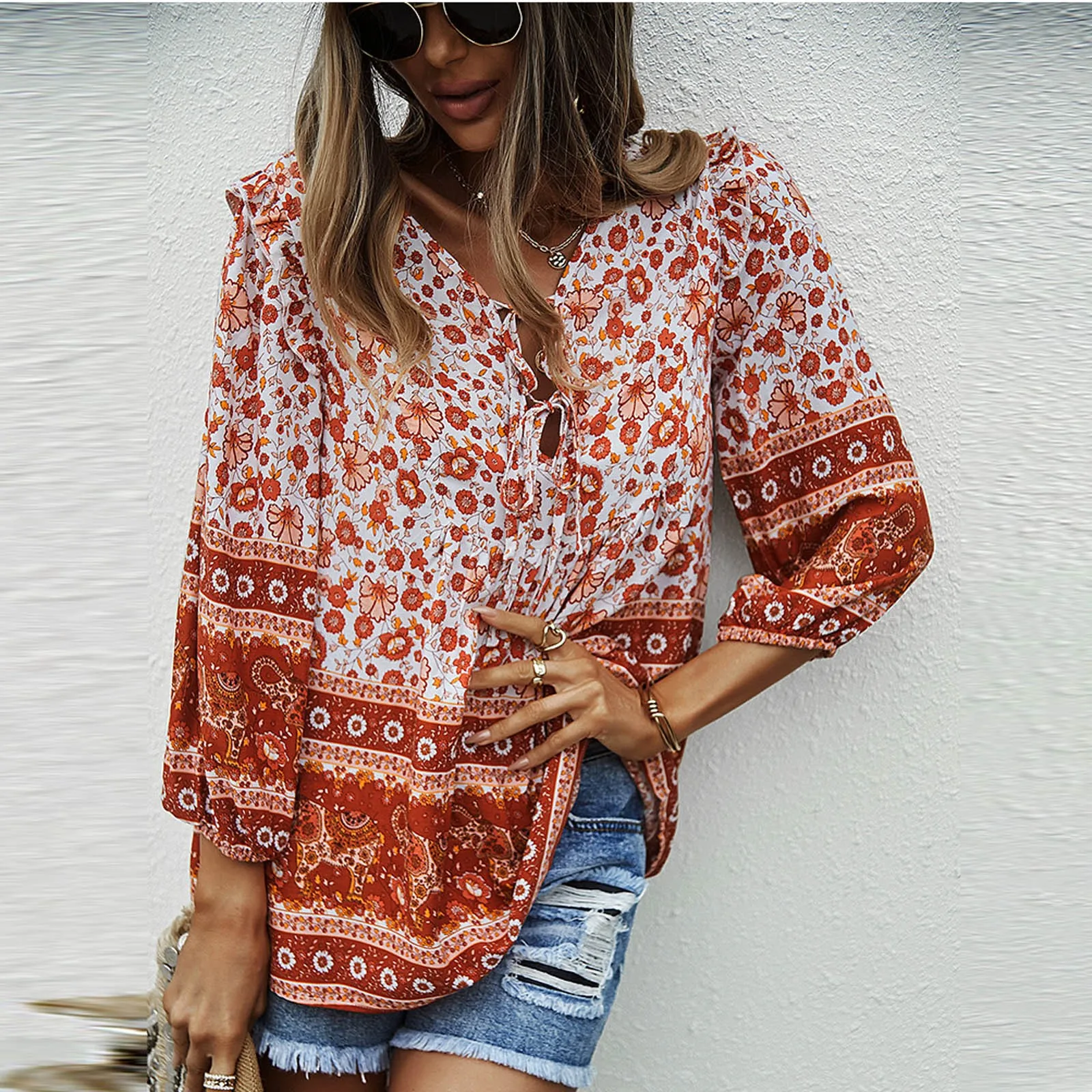 Long Sleeve Women Blouses 2021 Plus Size Turn-down Collar Blouse Shirt Casual Tops Elegant Work Wear Chiffon Shirts Boho Tops
Long Sleeve Women Blouses 2021 Plus Size Turn-down Collar Blouse Shirt Casual Tops Elegant Work Wear Chiffon Shirts Boho Tops