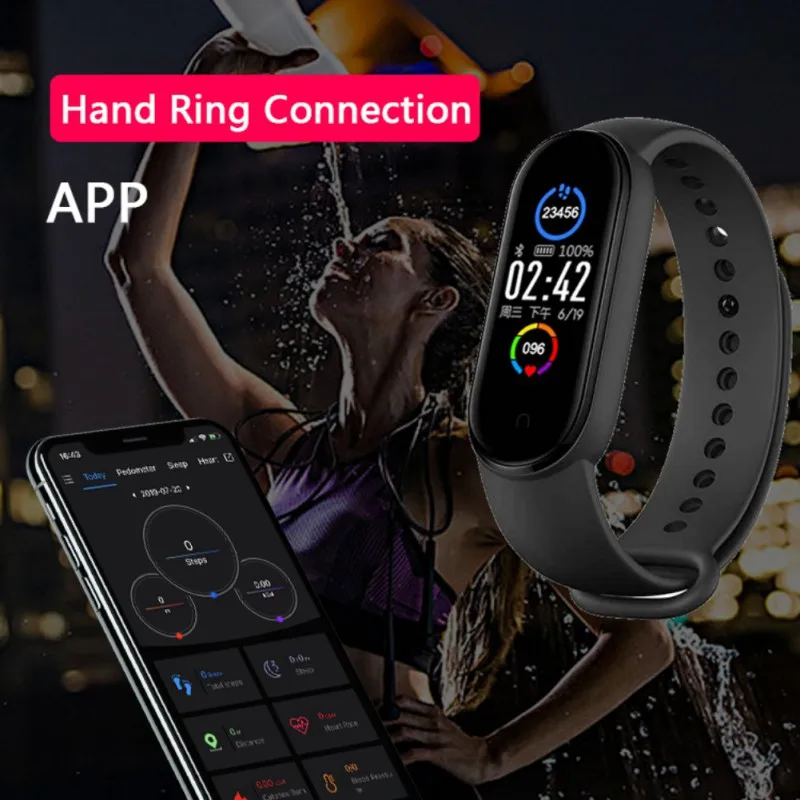 M5 Smart Bracelet Heart Rate Blood Pressure Sport Fitness Tracker Bluetooth Waterproof Watch For IOS Android For XiaoMi Phone
M5 Smart Bracelet Heart Rate Blood Pressure Sport Fitness Tracker Bluetooth Waterproof Watch For IOS Android For XiaoMi Phone