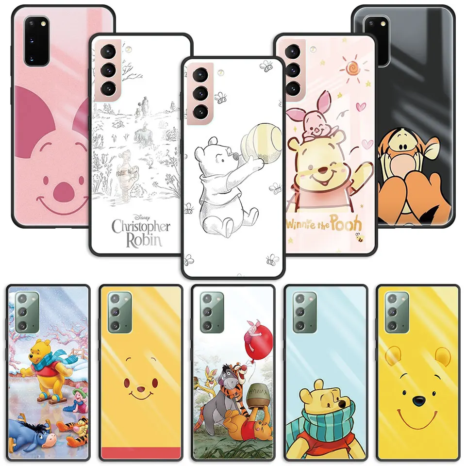 Cute Winnie Pooh Tigger Piglet Funda for Samsung Galaxy S20 FE S21 Note 20 Ultra S10 Plus Tempered Glass Case Cover Luxury Coque
Cute Winnie Pooh Tigger Piglet Funda for Samsung Galaxy S20 FE S21 Note 20 Ultra S10 Plus Tempered Glass Case Cover Luxury Coque