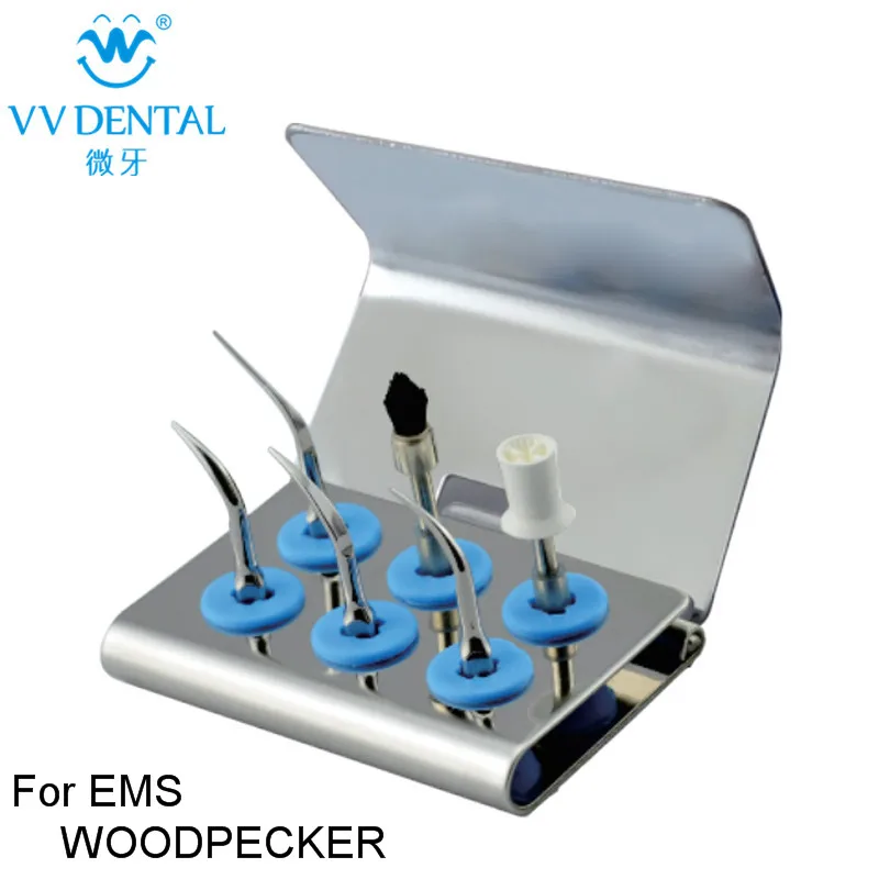 VV DENTAL Outlet Store Ultrasonic Scaler Tips SCALING AND POLISHING KIT SILVER Compatible With EMS / Woodpecker
VV DENTAL Outlet Store Ultrasonic Scaler Tips SCALING AND POLISHING KIT SILVER Compatible With EMS / Woodpecker