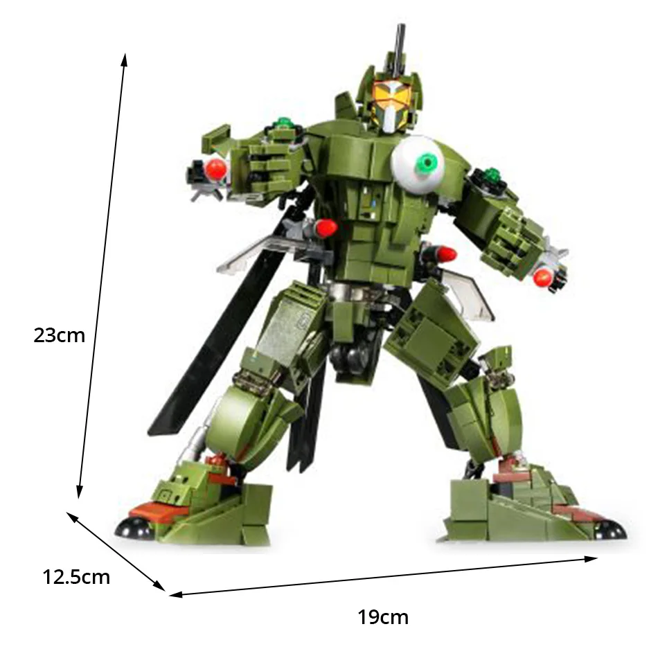 595pcs Military KR LAH Helicopter 2 in 1 Transformation Robot Mecha Building Blocks with 3 figures Army Bricks Toys for Children 
595pcs Military KR LAH Helicopter 2 in 1 Transformation Robot Mecha Building Blocks with 3 figures Army Bricks Toys for Children