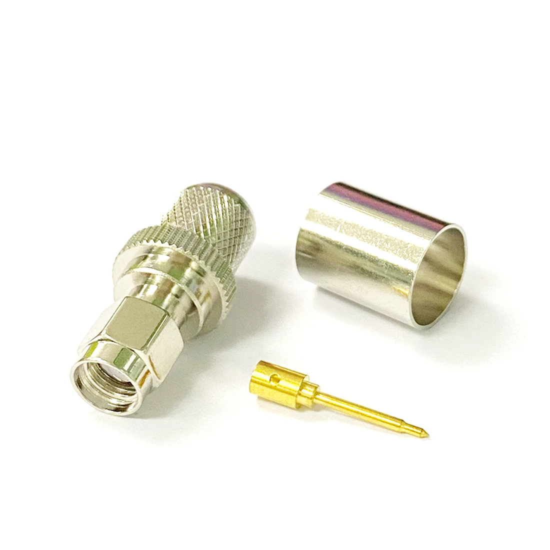 1 шт. Новый RF SMA штекер коаксиальный соединитель обжим для LMR400 RG8 Кабельный Провода