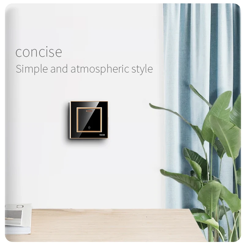 EU Standard Wall Switch Button With Light Luxury Black Acrylic Dual Control 1 Gang Push Switch Button FYKH-11 Dropshipping
EU Standard Wall Switch Button With Light Luxury Black Acrylic Dual Control 1 Gang Push Switch Button FYKH-11 Dropshipping