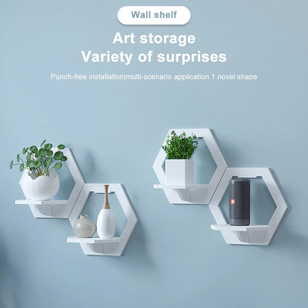 Storage Rack Multifunctional Free Punching Wall Mounted Wall Decor Wood Wall Shelf Reusable Flower Pot Stand White Creative
Storage Rack Multifunctional Free Punching Wall Mounted Wall Decor Wood Wall Shelf Reusable Flower Pot Stand White Creative