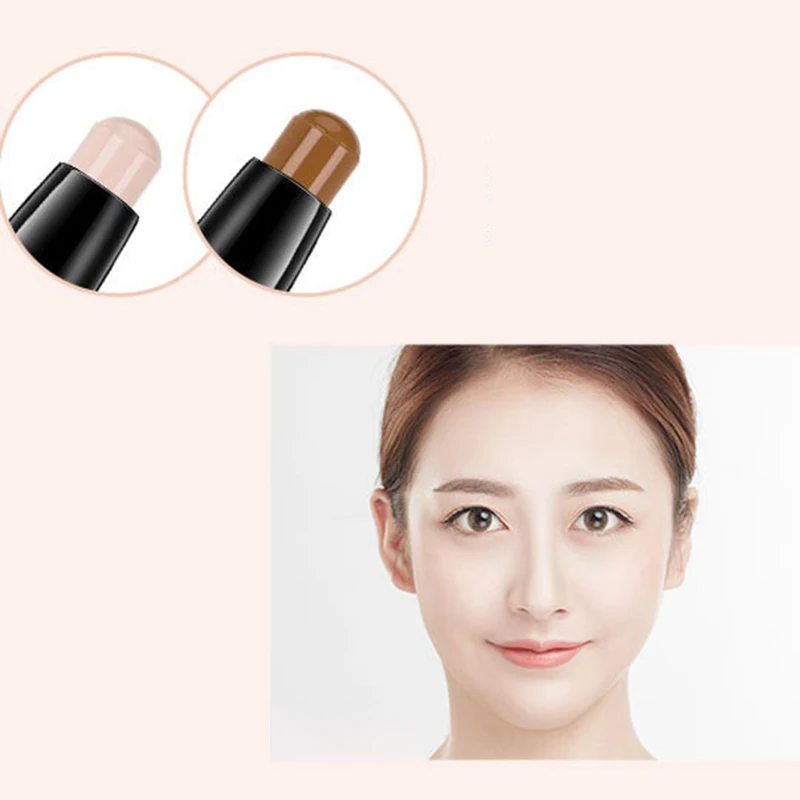Double-headed Contour Stick Concealer Make-up Waterproof High-gloss Stick Three-dimensional Face Brightening Pen 1pc
Double-headed Contour Stick Concealer Make-up Waterproof High-gloss Stick Three-dimensional Face Brightening Pen 1pc